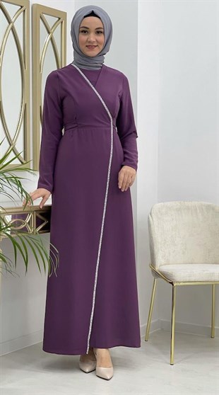 Ellya Özel Tasarım Krep Kumaş Elbise