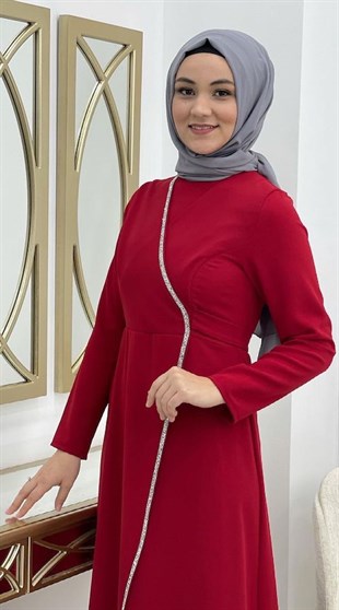 Ellya Özel Tasarım Krep Kumaş Elbise