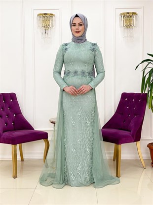 Ellya Özel Tasarım Yeni Model Abiye Elbise